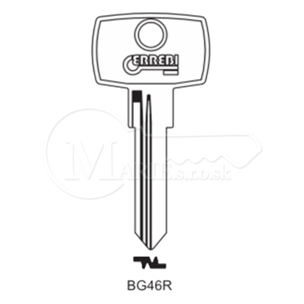 Kľúče Silca BUR34R