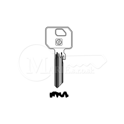 Kľúče Silca WK101R/ZL53/